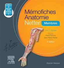 Mémofiches anatomie Netter : Membres, 5 ed.